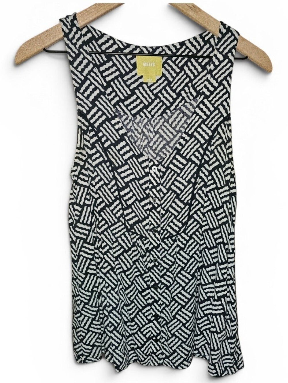 MAEVE X ANTHROPOLOGIE Geometric Print Ardmore Swing Tank - Small